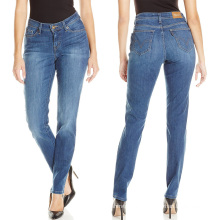 Fabrik OEM Mode Frauen Skinny Denim Hosen Grundlegende Baumwolle Jeans